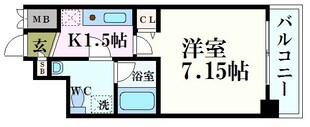 江坂駅 徒歩3分 5階の物件間取画像